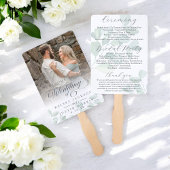 Eukalyptus Watercolor Fächer