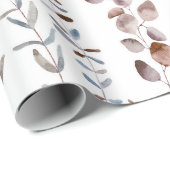Eukalyptus Watercolor Geschenkpapier (Rolleneckpunkt)