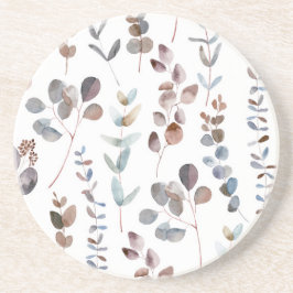 Eukalyptus Watercolor Getränkeuntersetzer