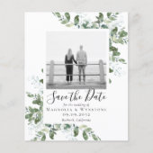 Eukalyptus Watercolor-Hochzeit im Haushalt speiche (Vorderseite)