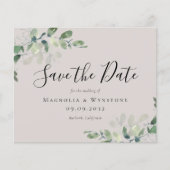 Eukalyptus Watercolor-Hochzeit im Haushalt speiche (Vorderseite)