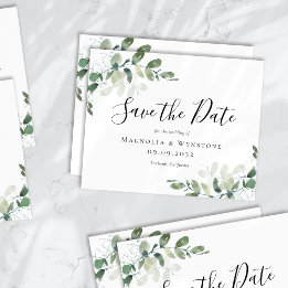 Eukalyptus Watercolor-Hochzeit im Haushalt speiche