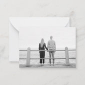 Eukalyptus Watercolor-Hochzeit im Haushalt speiche Mitteilungskarte (Rückseite)