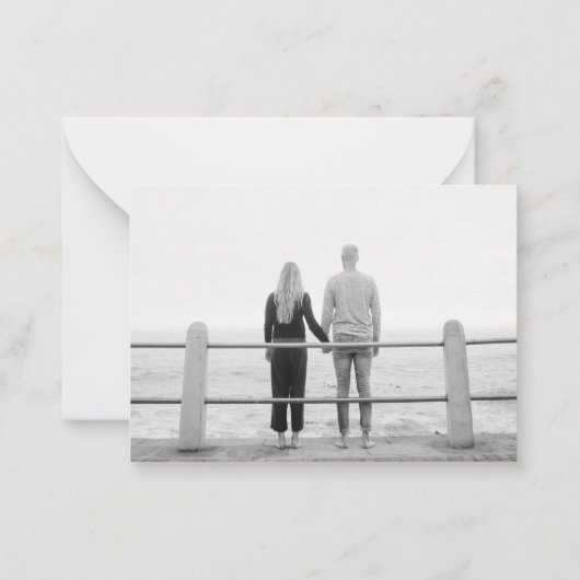 Eukalyptus Watercolor-Hochzeit im Haushalt speiche Mitteilungskarte (Rückseite)