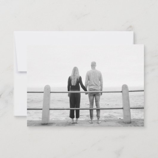 Eukalyptus Watercolor-Hochzeit im Haushalt speiche Mitteilungskarte (Rückseite)