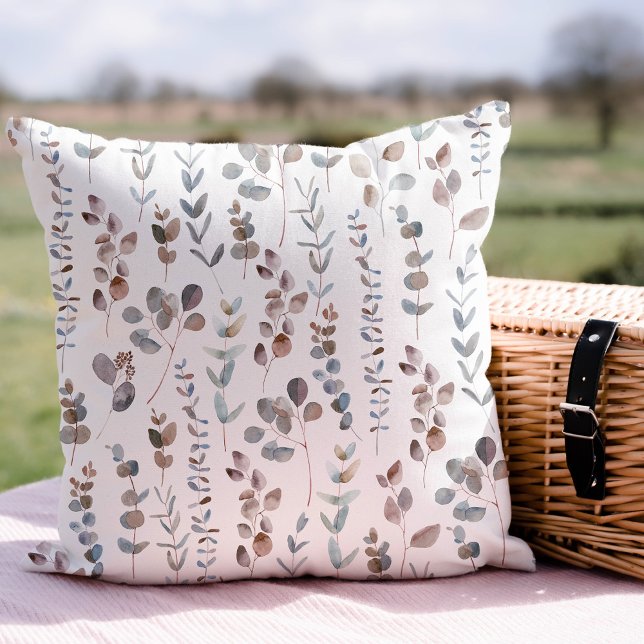 Eukalyptus Watercolor Kissen (Von Creator hochgeladen)