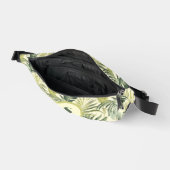 Eukalyptus Watercolor Leaf Muster Bauchtasche (Offen)
