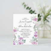 Eukalyptus Watercolor Pink Wedite (Stehend Vorderseite)