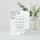 Eukalyptus Watercolor Salbei (Stehend Vorderseite)