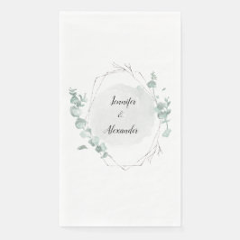 Eukalyptus Watercolor Serviette