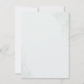 Eukalyptus Watercolor Sukkuläres Brautparty Einladung (Rückseite)