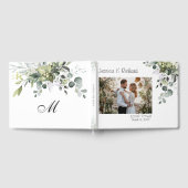 Eukalyptus Watercolor Wedding FOTO Gästebuch (Voll)