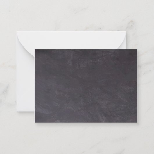 Eukalyptus-Wechselankündigung zur Haushaltskhalkbo Mitteilungskarte (Rückseite)