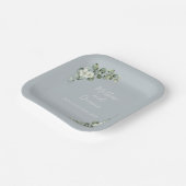 ~Eukalyptus Wedding 7" Pappteller (Gewinkelt)