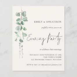 Eukalyptus Wedding Abend Party Creme