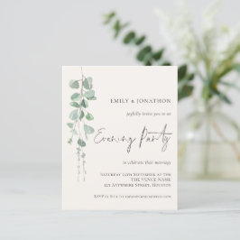 Eukalyptus Wedding Abend Party Creme