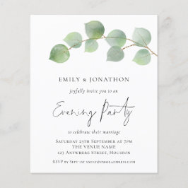 Eukalyptus Wedding Abend Party laden