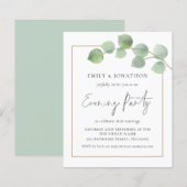 Eukalyptus Wedding Abend Party laden (Vorne/Hinten)