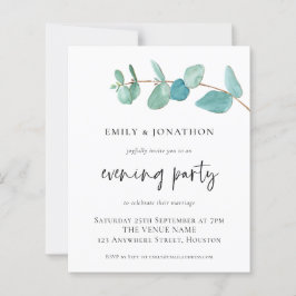 Eukalyptus Wedding Abend Party laden