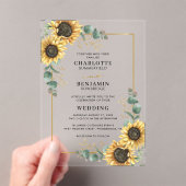 Eukalyptus Wedding Acryleinladungen (Insitu (Handheld))