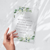 Eukalyptus Wedding Acryleinladungen