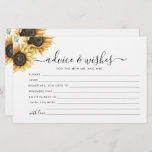 Eukalyptus Wedding Advice Card Briefpapier<br><div class="desc">Mit dieser niedlichen Vorlage mit einem wunderschönen rustikalen Blumenstrauß mit moderner Typografie erstellen Sie eine moderne Sonnenblumenblume und Eukalyptus Hochzeitssorgen und Ratschläge. TIPP: Passende Hochzeitssuite-Karten wie UAWG,  Hochzeitsfeiern,  Banner,  Tapisserien,  Geschenketiketten,  Schilder und andere Hochzeitsgeschenke und Goodies sind in der folgenden Kollektion mit diesem Design erhältlich.</div>