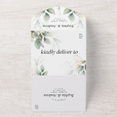 Eukalyptus Wedding All in One All In One Einladung (Außenbereich)