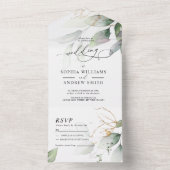 Eukalyptus Wedding All in One All In One Einladung (Innen Boden)