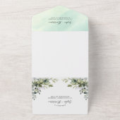 Eukalyptus Wedding All in One Einladung (Außenbereich)