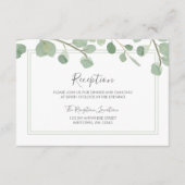 Eukalyptus Wedding Begleitkarte (Vorderseite)