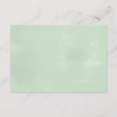 Eukalyptus Wedding Begleitkarte (Rückseite)