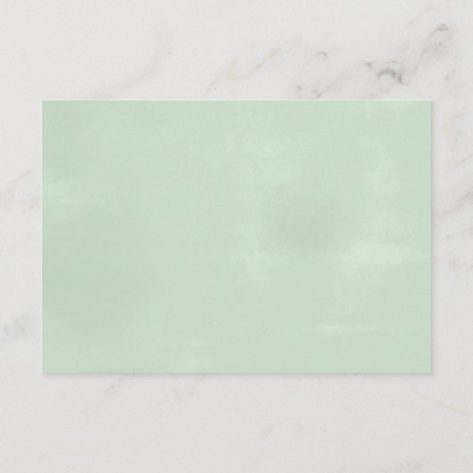 Eukalyptus Wedding Begleitkarte (Rückseite)