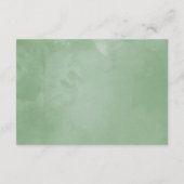 Eukalyptus Wedding Begleitkarte (Rückseite)