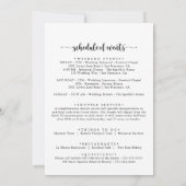 Eukalyptus Wedding Begrüßungsbrief von Green Delig (Rückseite)