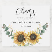 Eukalyptus Wedding Bierflaschenetikett (Einzelnes Label)