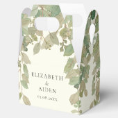 Eukalyptus Wedding Box Geschenkschachtel (Geöffnet)