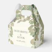 Eukalyptus Wedding Box Geschenkschachtel (Vorderseite)