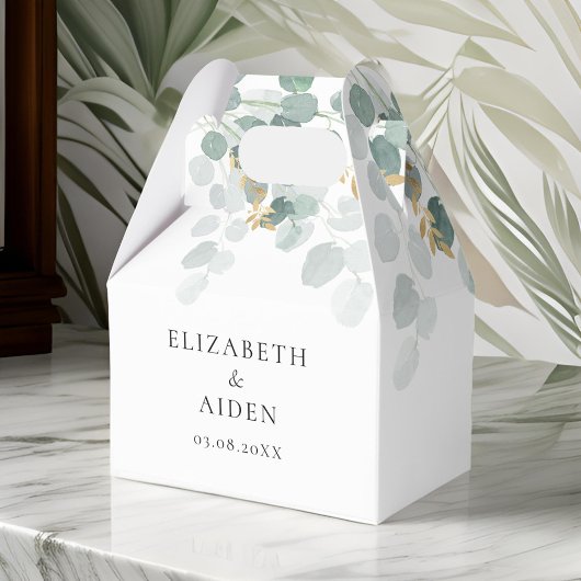 Eukalyptus Wedding Box Geschenkschachtel