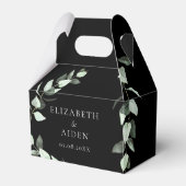 Eukalyptus Wedding Box Geschenkschachtel (Vorderseite)