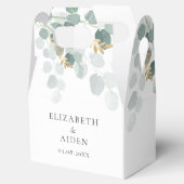 Eukalyptus Wedding Box Geschenkschachtel (Geöffnet)