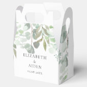 Eukalyptus Wedding Box Geschenkschachtel (Geöffnet)