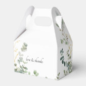 Eukalyptus Wedding Box Geschenkschachtel (Rückseite)