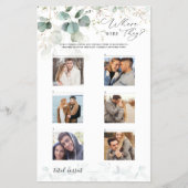 Eukalyptus Wedding Brautparty wo sie waren Flyer (Vorne)