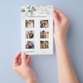 Eukalyptus Wedding Brautparty wo sie waren Flyer (Handgriff)