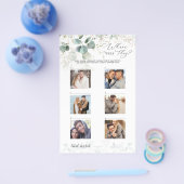 Eukalyptus Wedding Brautparty wo sie waren Flyer (Einzeln)