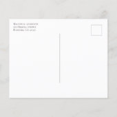 Eukalyptus Wedding BUDGET Speichern Sie das Datum (Rückseite)