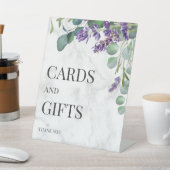 Eukalyptus Wedding Card and Gifts Sockelschild (In SItu)