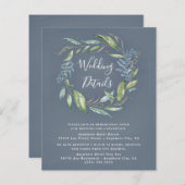 Eukalyptus Wedding Cards (Vorne/Hinten)