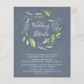 Eukalyptus Wedding Cards (Vorderseite)