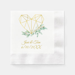 Eukalyptus Wedding Cocktail Napkins Serviette